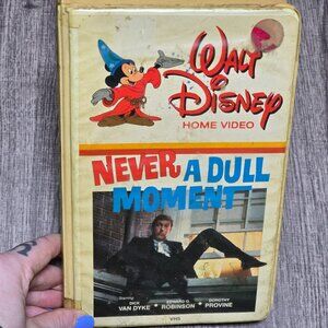 Walt Disney VHS 1968 Never a Dull Moment, starring Dick Van Dyke and E Robinson